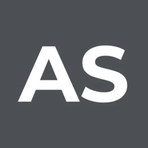 Initials avatar for client testimonial AS